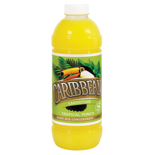 Caribbean Smoothie Tropical Punch Flavoured Dairy Mix Concentrate 1L