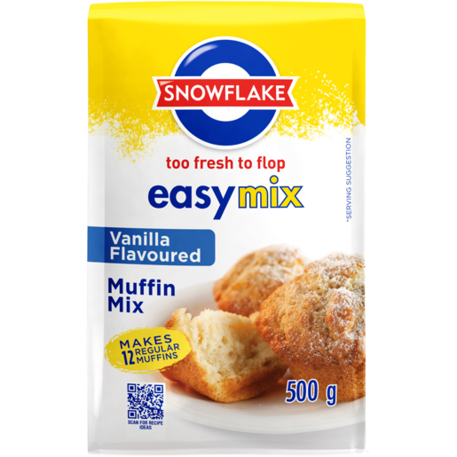 Snowflake EasyMix Vanilla Flavoured Muffin Mix 500g