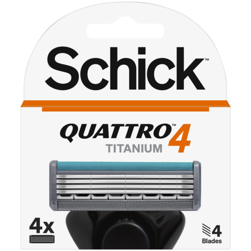 Schick Quattro Titanium Blades 4 Pack