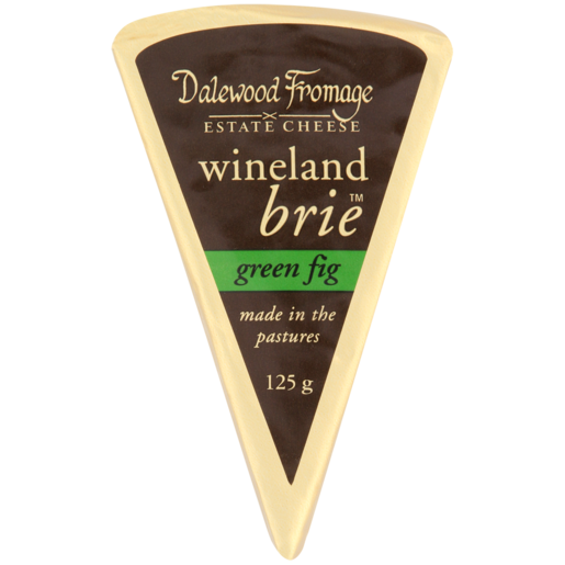 Dalewood Fromage Green Fig Flavoured Wineland Brie 125g