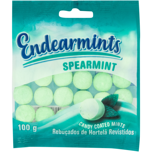Endearmints Spearmint Candy Coated Soft Mints 100g