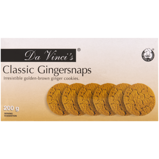 Da Vinci's Classic Gingersnaps 200g