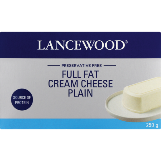 LANCEWOOD Plain Full Fat Cream Cheese 250g