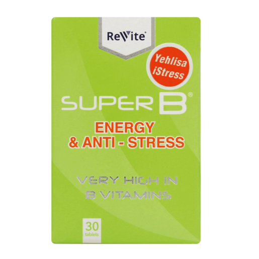 Revite Super B Energy & Anti Stress Tablets 30 Pack