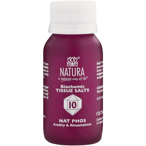 Natura Biochemic Nat Phos Tissue Salts Tablets 125 Pack