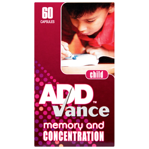 Addvance Memory and Concentration Child 60 Chewable Tablets