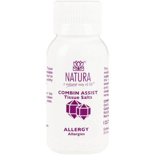 Natura Allergy Combin Assist Tissue Salts 125 Tablets