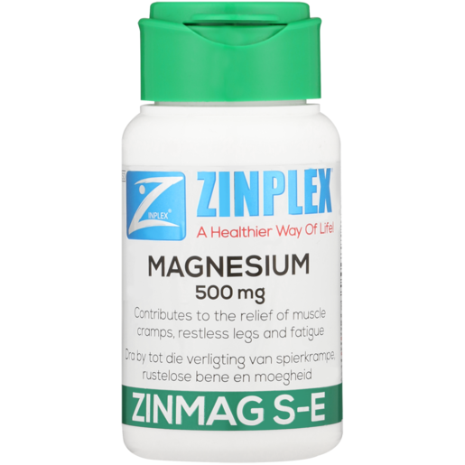Zinplex Zinmag S-E Magnesium Tablets 500mg 60 Pack