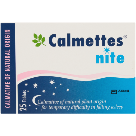 Calmettes Nite Tablets 25 Pack