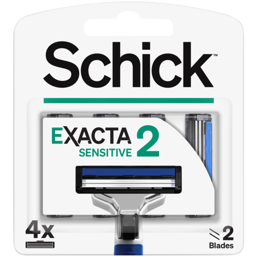 Schick Exacta 2 System Sensitive Blades 2 Pack