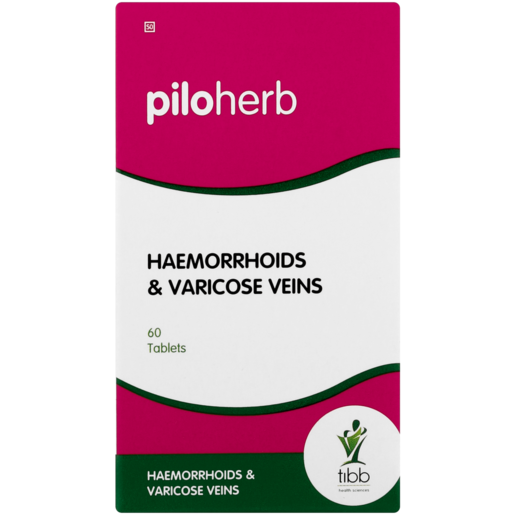 Tibb Piloherb Haemorrhoids and Varicose Veins Tablets