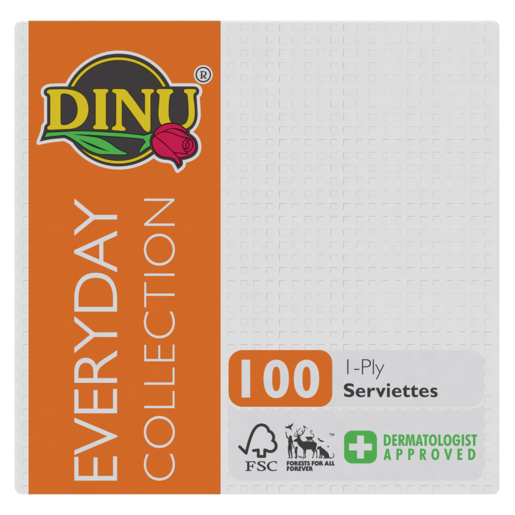 Dino Economy Serviettes 100 Pack