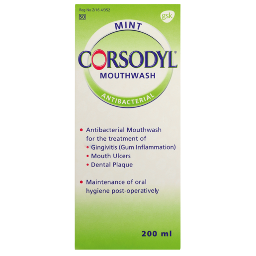 Corsodyl Mint Mouthwash 200ml