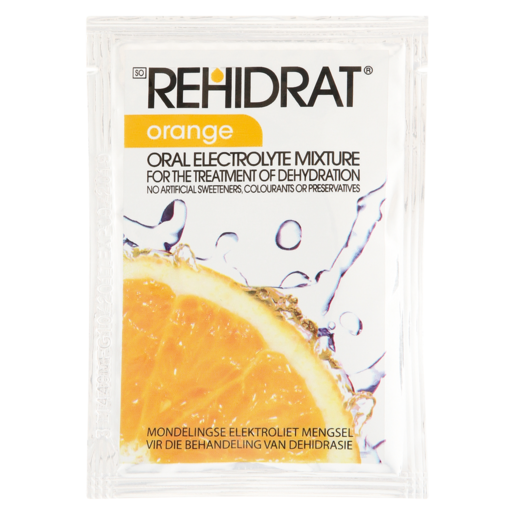 Rehidrat Orange Flavoured Hydration Powder Sachet 14g