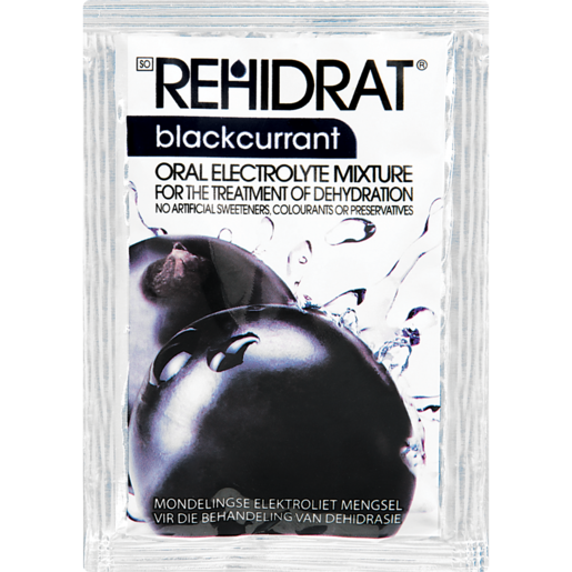 Rehidrat Blackcurrant Oral Electrolyte Mixture Sachet 14g