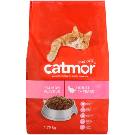 Catmor Salmon Flavoured Adult Dry Cat Food 1.75kg 