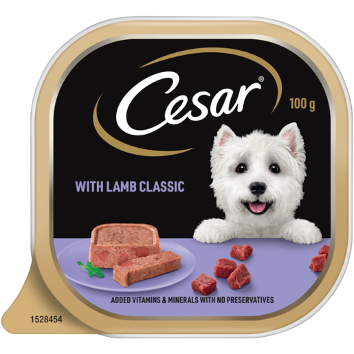 Cesar Classic Lamb Adult Wet Dog Food 100g