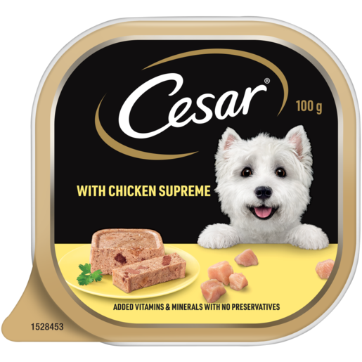 Cesar Chicken Supreme Adult Wet Dog Food 100g