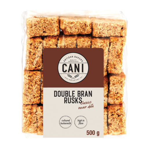 Cani Double Bran Rusks 500g