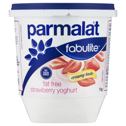 Parmalat Fabulite Fat Free Strawberry Yoghurt 1kg