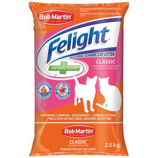 Bob Martin Felight Natural Classic Cat Litter 2.5kg