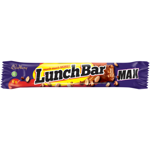 Cadbury Lunch Bar Max Chocolate Bar 62g 