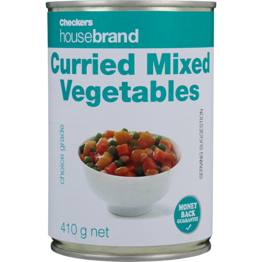 Checkers Housebrand Curried Mixed Vegetables 410g