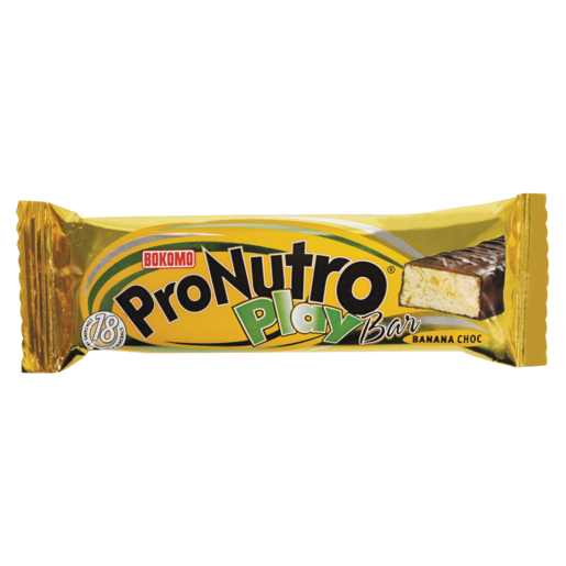 ProNutro Play Bar Banana Chocolate Flavoured Cereal Bar 35g