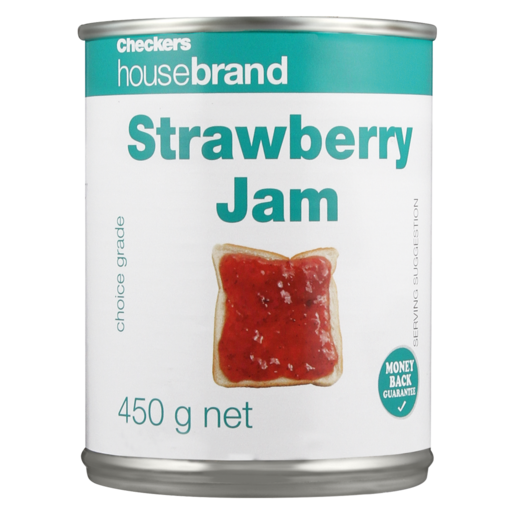 Checkers Housebrand Strawberry Jam 450g