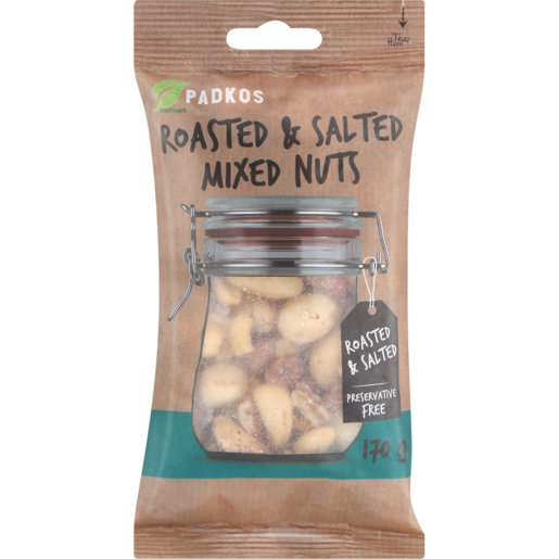 Padkos Roasted & Salted Mixed Nuts 170g