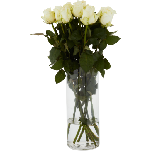 White Rose Bunch (Vase Not Included)