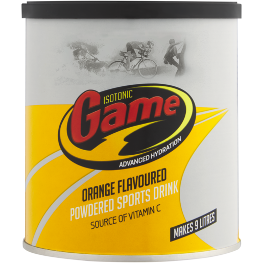 Game Isotonic Orange Flavoured Powdered Sports Drink 720g 