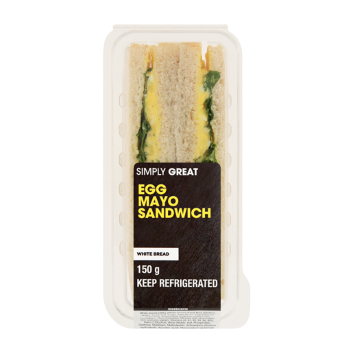 Simply Great Egg & Mayo Sandwich 150g