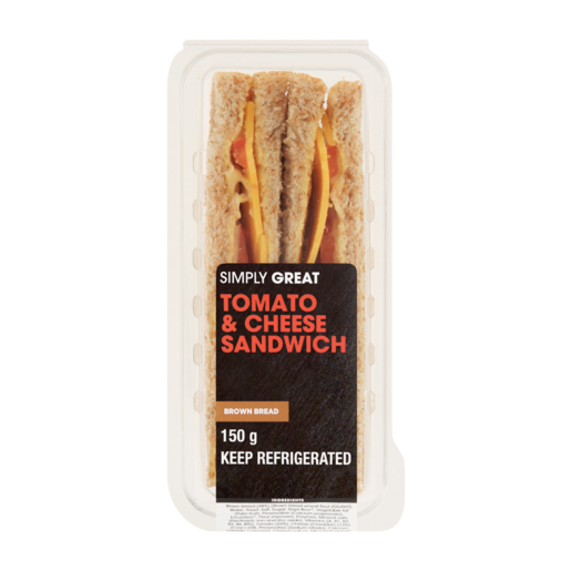 Simply Great Tomato & Cheese Sandwich 150g
