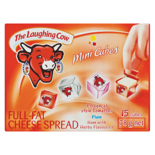 The Laughing Cow Mini Cube Full-Fat Cheese Spread 78g