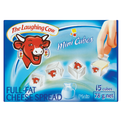 The Laughing Cow Full Fat Mini Cream Cheese Cubes 78g