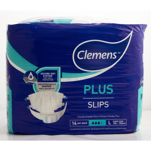Clemens Plus Slips 14 Pack