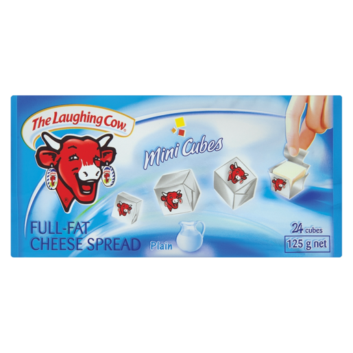 The Laughing Cow Mini Cubes Cheese Spread Full Fat 125g