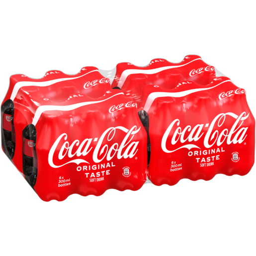 Coca-Cola Original Taste Soft Drink 4 x 6 Pack