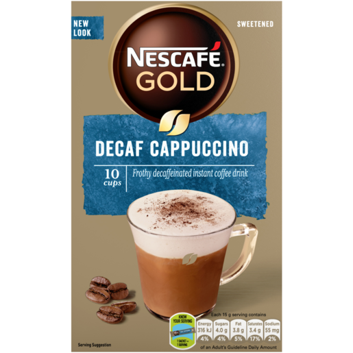 NESCAFÉ Gold Decaf Cappuccino 10 x 15g