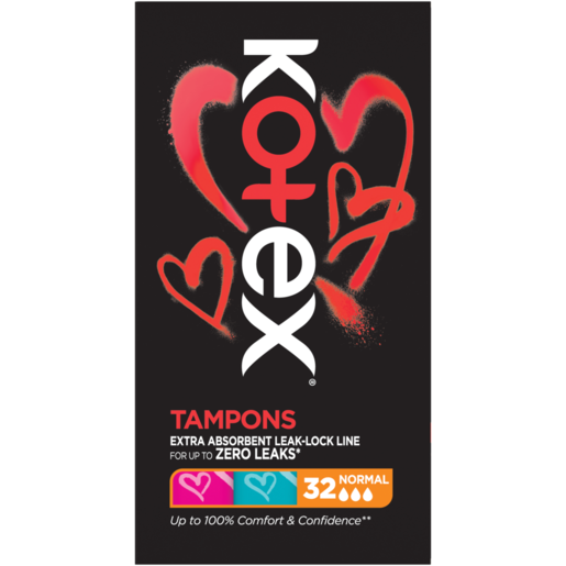 Kotex Normal Tampons 32 Pack