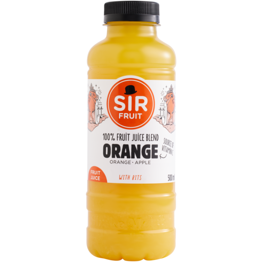 Sir Fuit Orange 100% Fruit Juice Blend Bottle 500ml