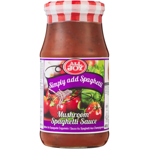 All Joy Mushroom Spaghetti Sauce 485g