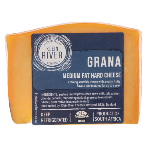 Klein River Grana Cheese Per Kg
