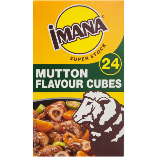 Imana Super Stock Mutton Flavoured Cubes 24 Pack