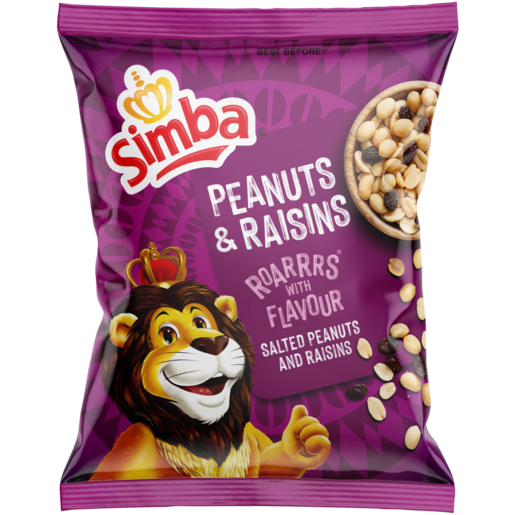 Simba Salted Peanuts & Raisins Bag 450g