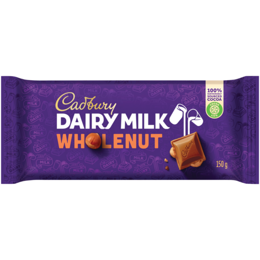 Cadbury Dairy Milk Whole Nut Chocolate Slab 150g