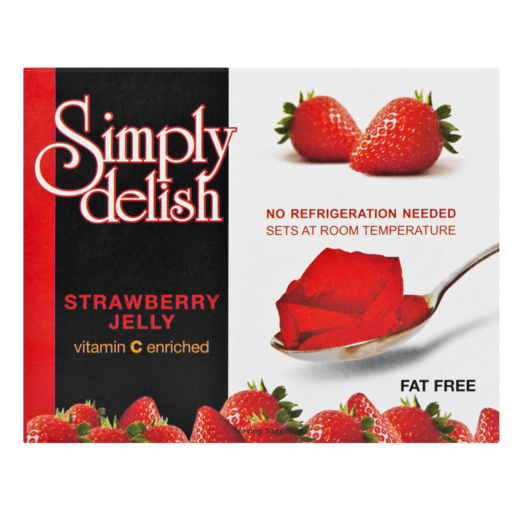 Simply Delish Sugar Free Strawberry Jelly 7.5g