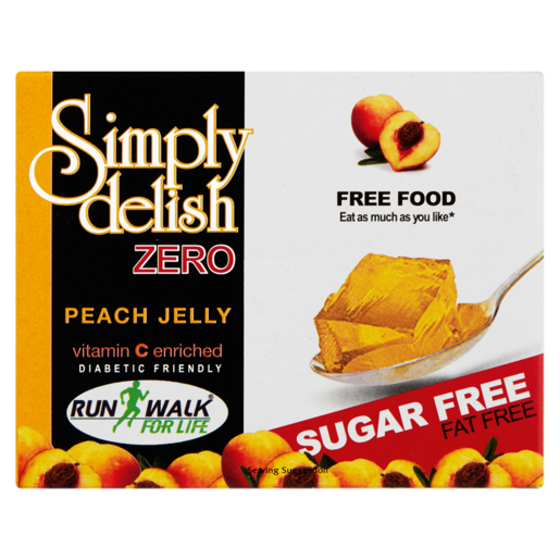 Simply Delish Sugar Free Peach Dessert 7.5g