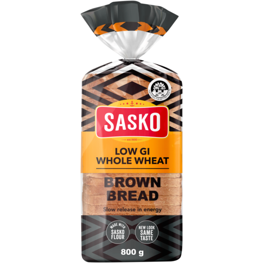 SASKO Low G.I Wholewheat Brown Bread 800g